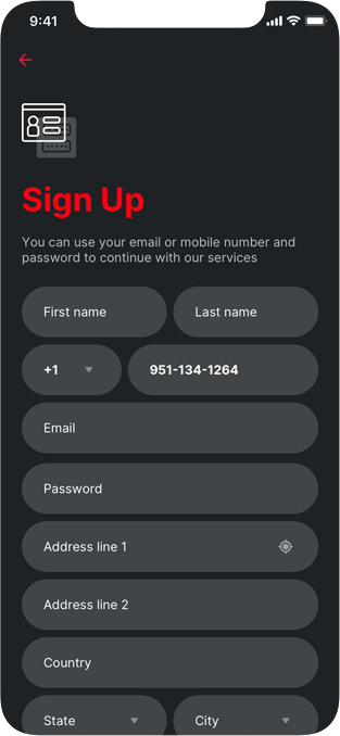 signup host kitchen slider