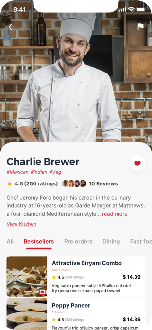 Order Fresh Cooked Food from Aspiring Cooks | Connecting Chefs with Diners