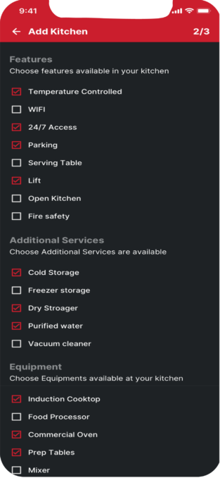 signup host kitchen slider